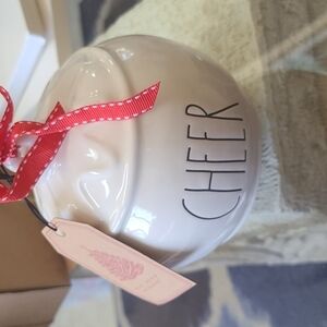 Rae Dunn CHEER ornament decor